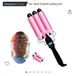 ✨ New in Box Three Barrel Curling Iron 💫